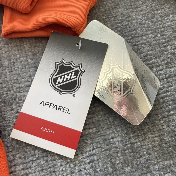 NHL Philadelphia Flyers youth boys Large jersey blank NWT Long sleeve - Picture 8 of 10